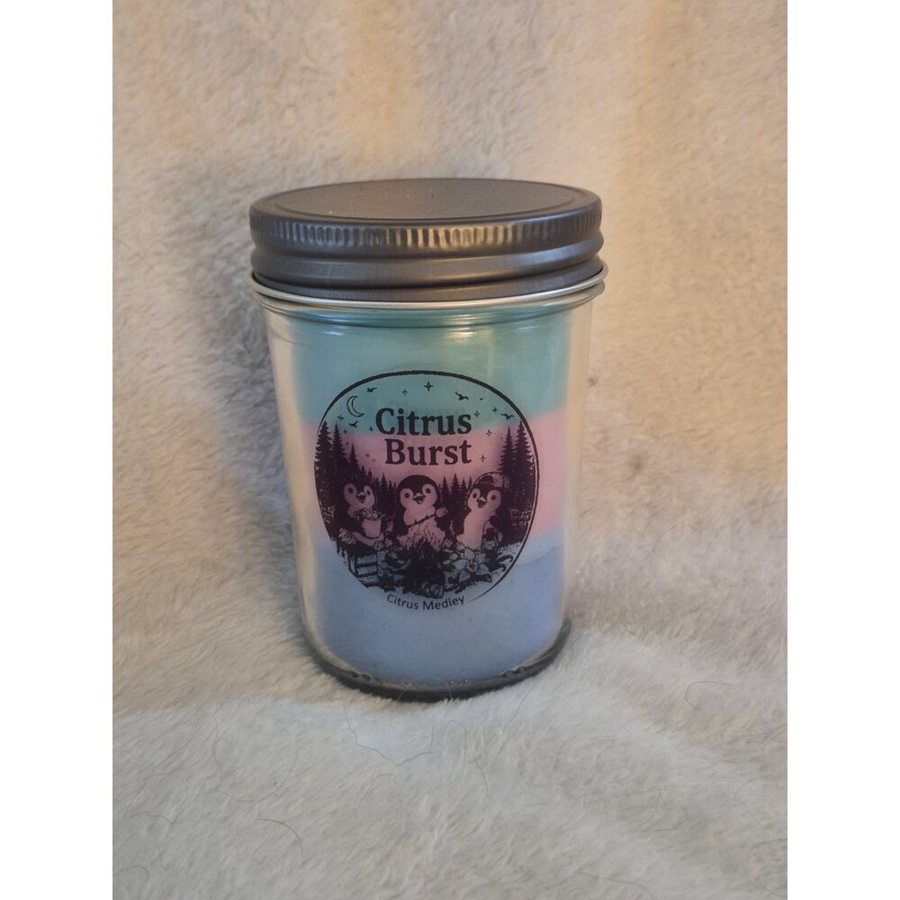 Homemade "Citrus Burst" Candle, 9oz